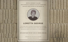 loretta george gift plaque